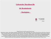 Tablet Screenshot of flaschenabfuellanlagen.de